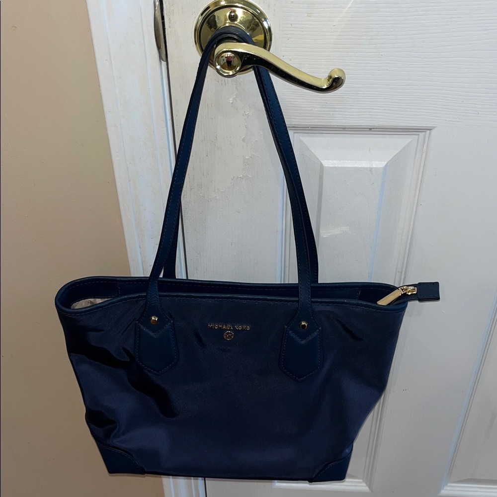 Michael Kors Navy Blue Tote Bag